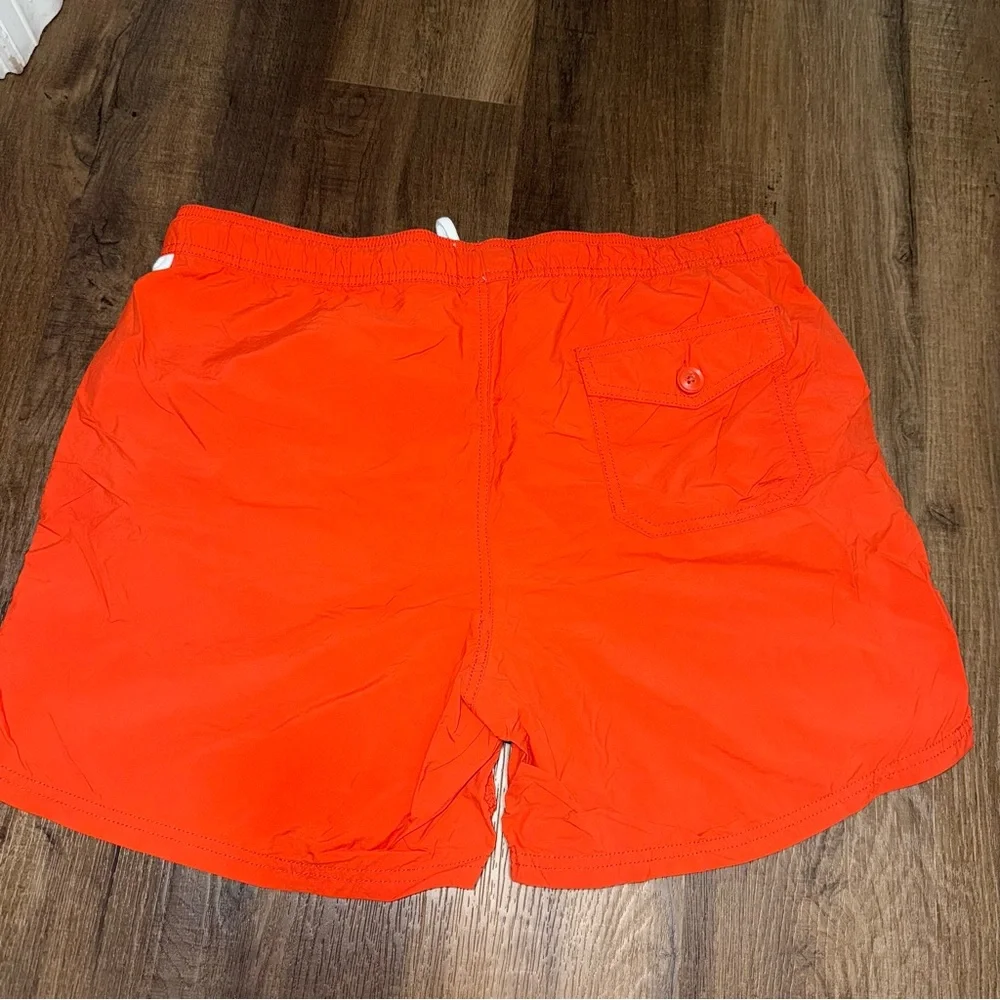 J..Crew Men’s Red Swim Trunks